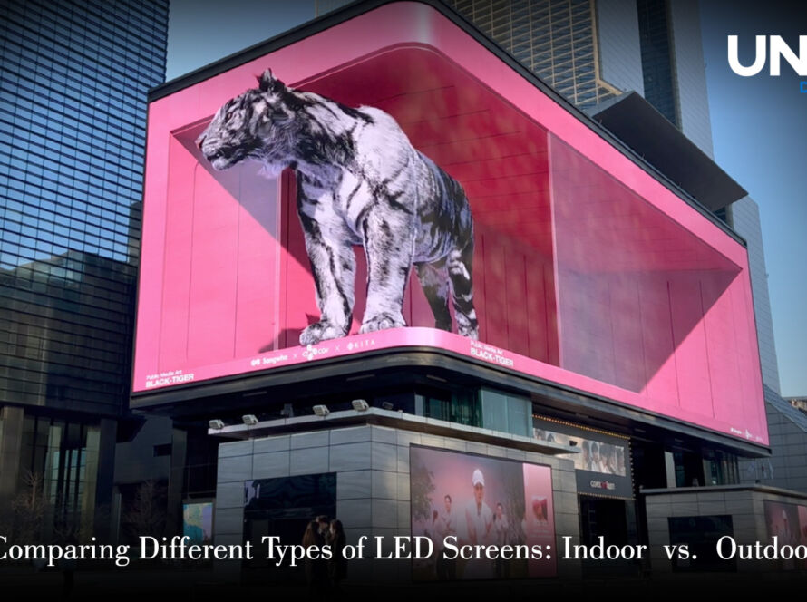 comparison between indoor vs outdoor led walls