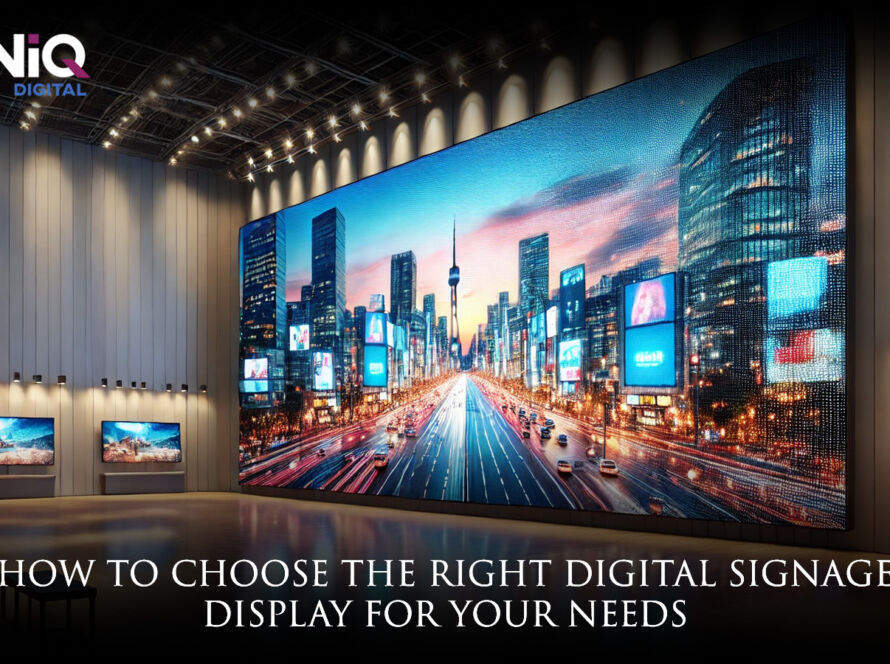 how to choose the digital signage display