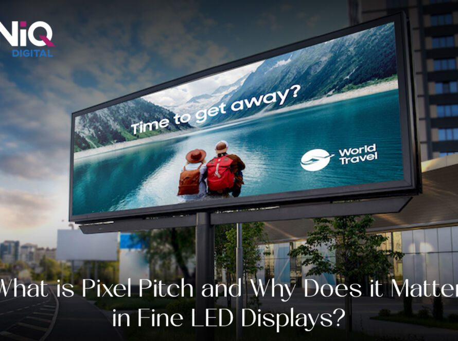 pixel pitch and LED display