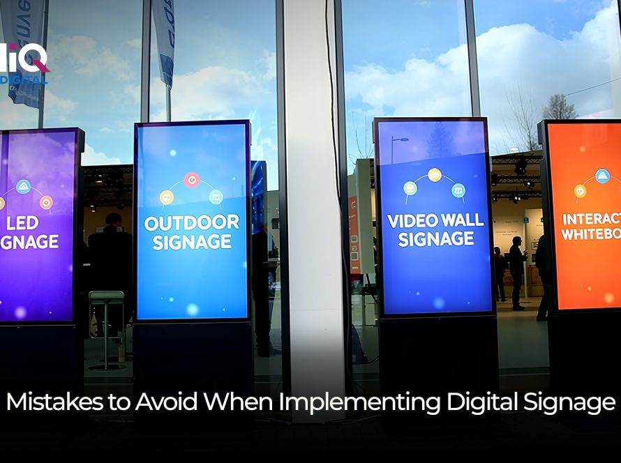 mistakes to avoid when implementing digital signage failure in dubai