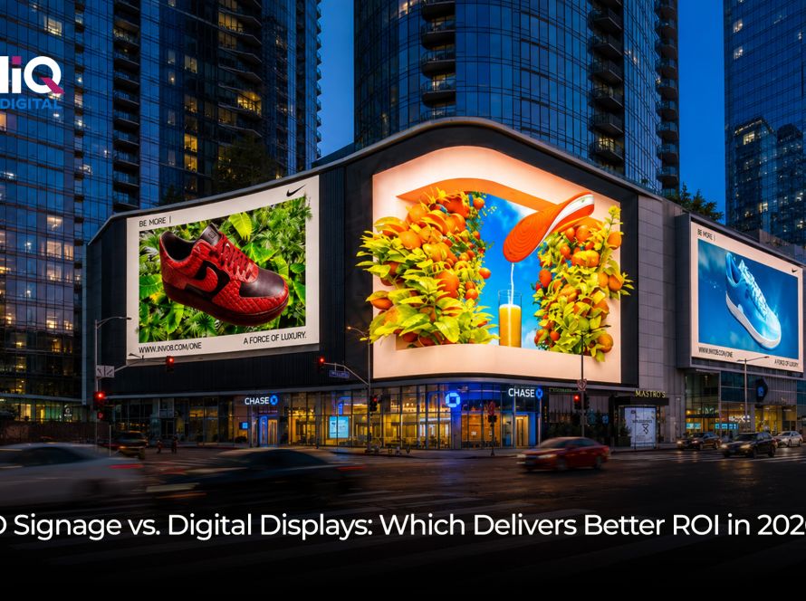 3D signage vs digital displays